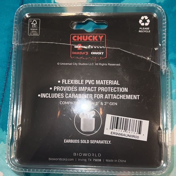 Brand new Chucky AirPods Case. Opened, but never used. Perfect condition. - Picture 3 of 4